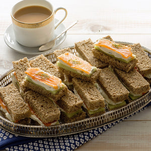 Salmon and Cucumber Sandwich