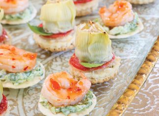 Artichoke-Tomato Canapés