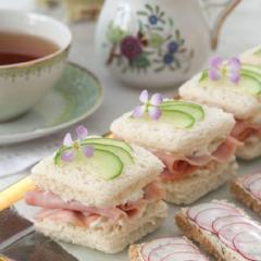 Ham, Pineapple, and Cucumber Sandwiches