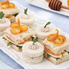 Ham Mousse Tea Sandwiches