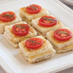 Mini Dill Havarti and Turkey Paninis
