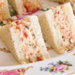 Prosciutto Chicken Salad Tea Sandwiches